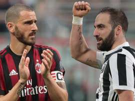 Juventus e Milan acertam troca entre Higuaín e Bonucci. Goal