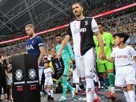 Bonucci, capitano in Champions. AFP