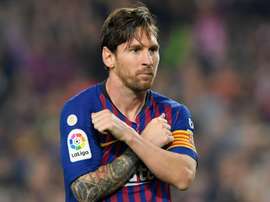 Lionel Messi Barcelona Sevilla La Liga. Goal