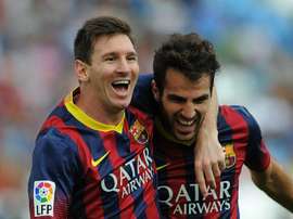 Cesc Fabregas tacle le Barça et lance un appel à Lionel Messi. afp