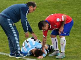 Medel agrediu Messi em 2015. Goal
