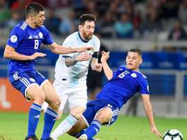 Paraguay drew 1-1 against Argentina. GOAL
