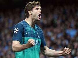 Fernando Llorente scored the winning goal against Manchester City in the Quarter-Finals. GOAL
