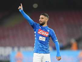 Insigne dopo la rete. Goal