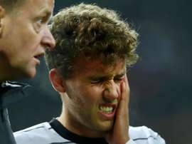 He suffered an injury. GOAL