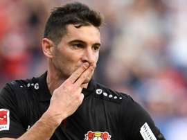 Lucas Alario, Bayer Leverkusen. GOAL