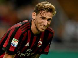 Lucas Biglia lors de Milan - SPAL en Serie A. GOAL