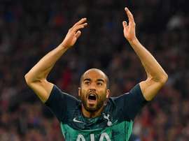 Lucas Moura was Tottenham's hat-trick hero last night. GOAL