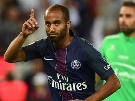 Lucas Moura of PSG. Goal