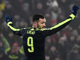 Lucas Perez n'entre pas dans les petits papiers d'Arsène Wenger à Arsenal. Goal