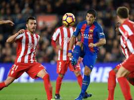 Luis Suarez, Barcelona - Sporting Gijon. GOAL