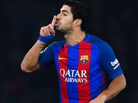 Luis Suarez lors du match de Coupe du Roi contre la Real Sociedad. Goal