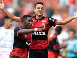 O 'Fla' superou a Portuguesa na Copinha. GOAL