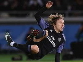 Luka Modric doesn't like the new technolgies neither. Goal