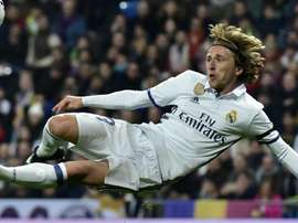 Luka Modric avec le Real Madrid lors du match de Coupe du Roi contre Séville. Goal