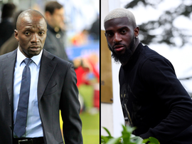 Claude Makélélé et Tiémoué Bakayoko. AFP