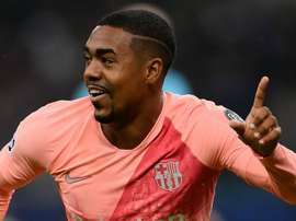 Malcom vibra com primeiro gol pelo Barcelona e é elogiado por Busquets