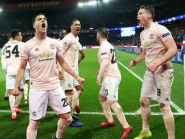 United stunned the French champions with a second leg comeback away from home