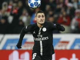 Veratti hobbled off during the game against Guingamp. GOAL