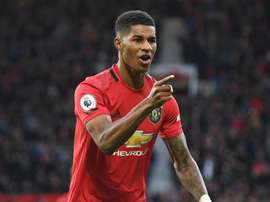 Rashford will be hoping to make his mark at the Etihad on Saturday. GOAL