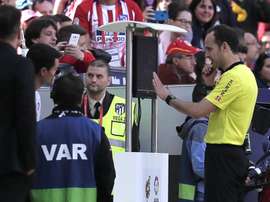 VAR denied Real Valladolid a penalty at the Wanda Metropolitano. GOAL