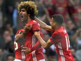 Marouane Fellaini, Manchester United, Europa League. GOAL