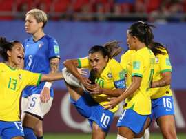 Marta scored her 17th goal in World Cups against Italy. GOAL