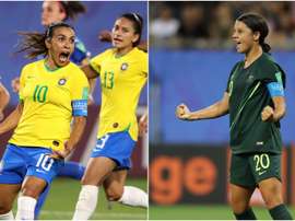 Marta and Kerr had great games for Brazil and Australia respectively. GOAL