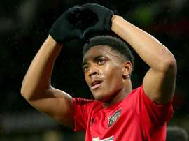 Martial s'est relevé, et Manchester United aussi. AFP