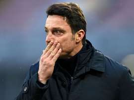 Massimo Oddo during Sunday's 5-3 defeat at Torino. Goal