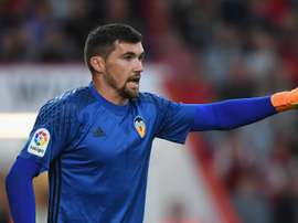 Mathew Ryan in action with Valencia. Goal