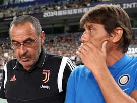 Conte (R) can take advantage of Juve's transfer issues since Ronaldo's arrival. GOAL