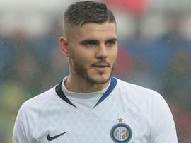 Mauro Icardi was in the crowd for the Superclasico final. GOAL