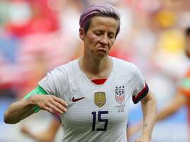Rapinoe was criticised by Trump for speaking before winning, but now she has won. GOAL