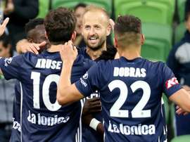 Melbourne Victory were far too strong Newcastle in their A-League clash. GOAL
