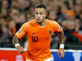 L'attaccante olandese del Lione Memphis Depay.