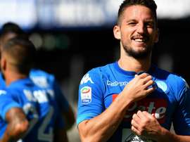 Mertens a inscrit un triplé contre Benevento. GOAL