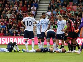 Keane was taken to hospital following the collision. GOAL