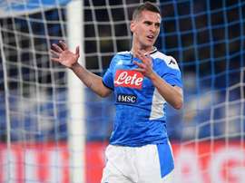 Napoli, solo lavoro in palestra per Milik: è in dubbio per l'Inter. Goal