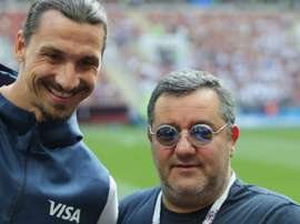 Mino Raiola Zlatan Ibrahimovic 2018