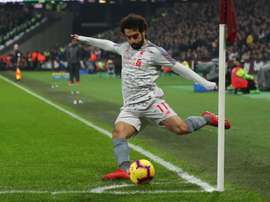 Salah target of racist abuse at West Ham. GOAL