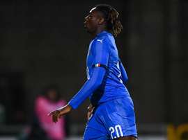 Mancini has warned Kean about his behaviour after seeing red for U21s. GOAL