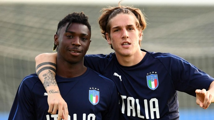 Italy U21 Boss Kean And Zaniolo Broke Rules Several Times Besoccer