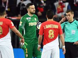 Falcao's goal was disallowed after VAR reference. AFP