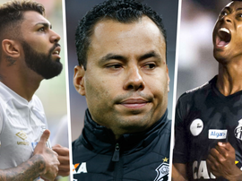 Gabigol 'touro' e o peso de Bruno Henrique: Jair Ventura relembra trabalho com dupla no Santos