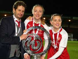Arsenal women's coach Montemurro has enjoyed quite the rise. GOAL