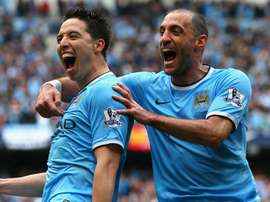 Nasri's former City teammate is keen for a reunion at West Ham. GOAL