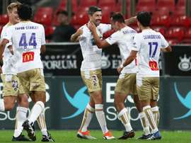 Newcastle Jets finally put a win on the board after beating Sydney. GOAL
