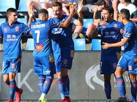 Jets overcame Brisbane roar thanks to two maiden strikes. GOAL