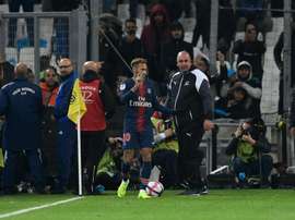 Neymar was targeted by a section of Marseille fans. GOAL